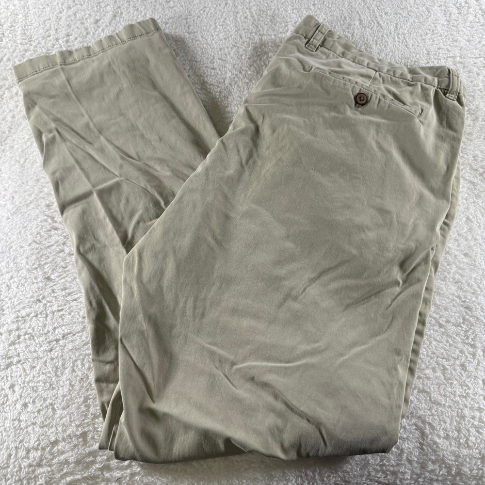 Tommy Bahama Pants Mens Size 40x32 Khaki Tan Coastal Chino Comfy Straight Casual